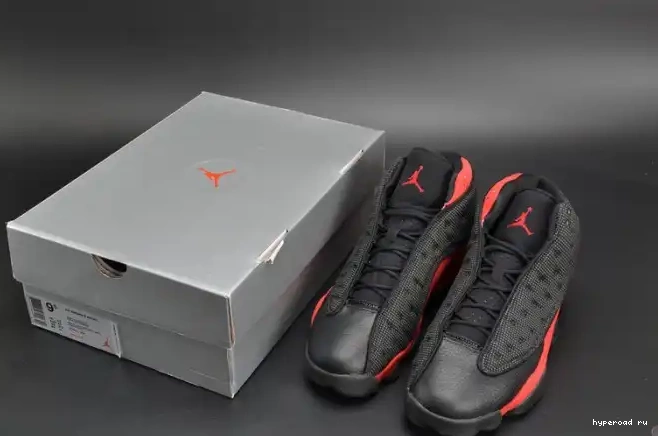 black  red mens 13 414571-004 RetroBred Jordan Air 0429